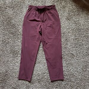 Lululemon Athletica Burgundy Pants